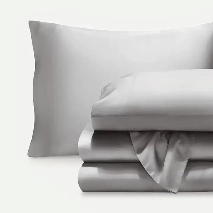 Housse de couette gris clair