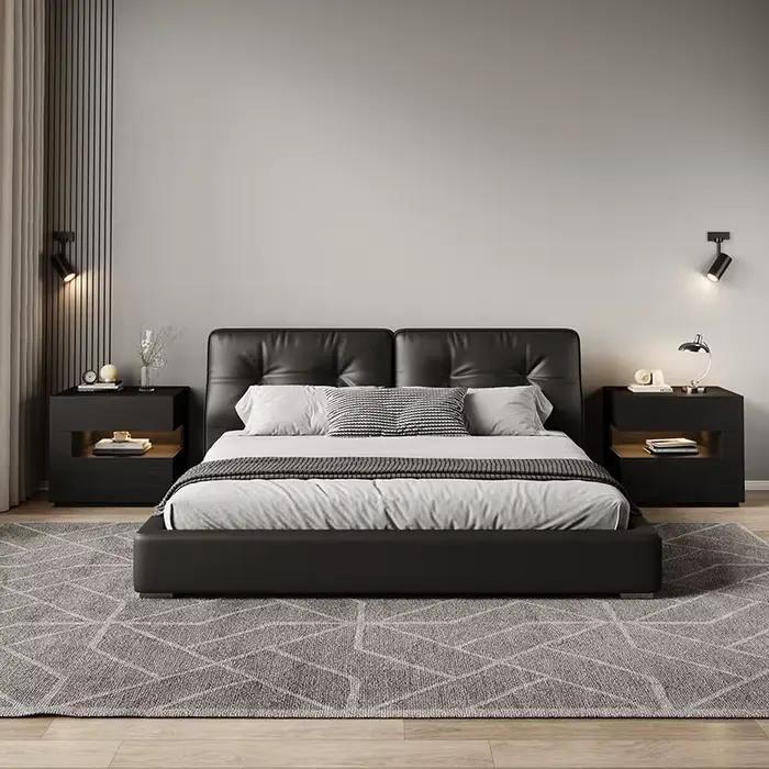 Table de chevet tendance de luxe moderne avec rangement