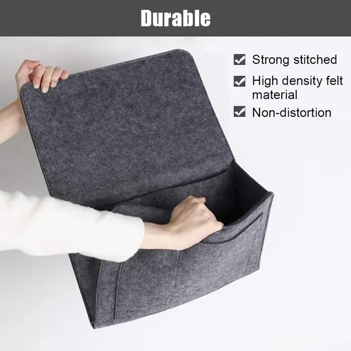 Pochettes de lit, rangement de chevet pouvant contenir un téléphone de livre de magazines de tablette