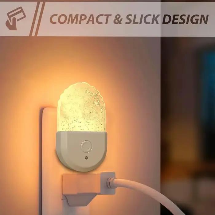 Lampe de chevet veilleuse prise ue US Protection des yeux LED Mini applique murale pour la maison allée chambre salon alimentation pour bébé enfants utilisation