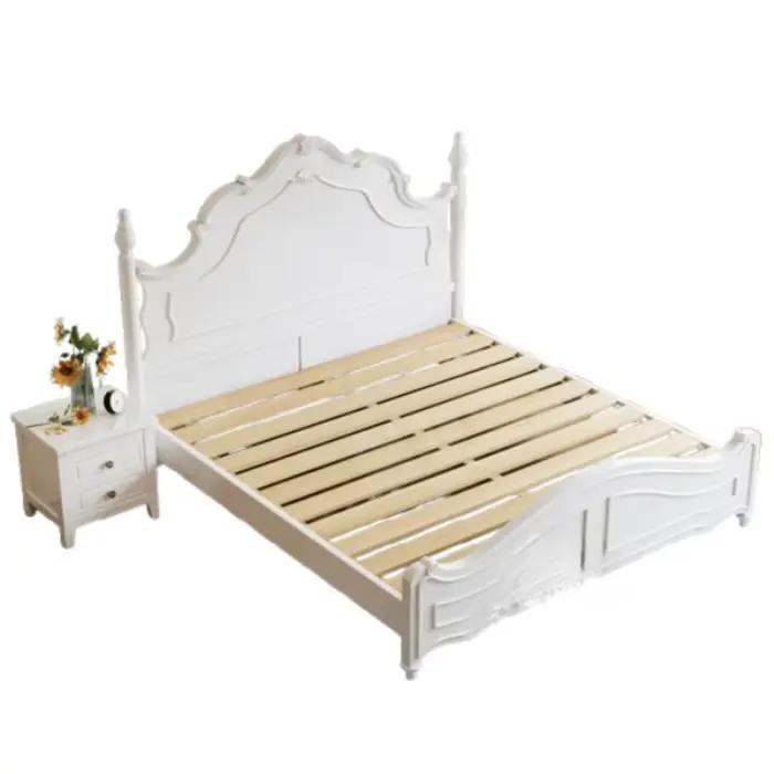 Chambre à coucher lit esthétique moderne Unique Style De luxe lits princesse rangement Camas De mariage dortoir meubles décoration