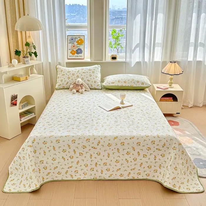 Couvre-lit matelassé épais pour lit simple ou double