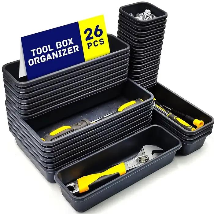 Organisation de tiroir 8/26/47 pièces plateau à outils boîte