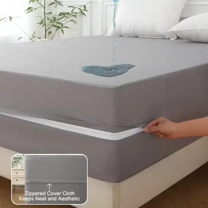 Protecteur de matelas imperméable à 6 côtés