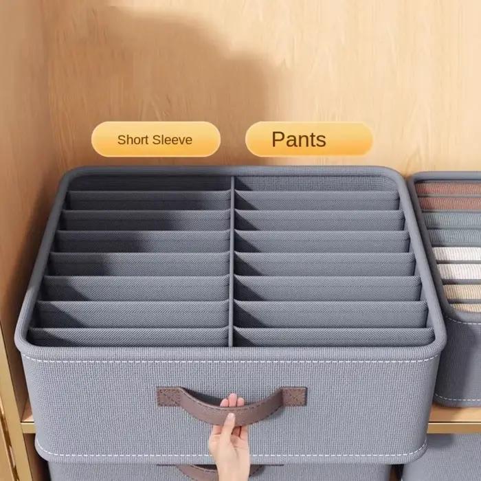 Organisateur de rangement de vêtements de garde-robe à 14/16/24 grilles