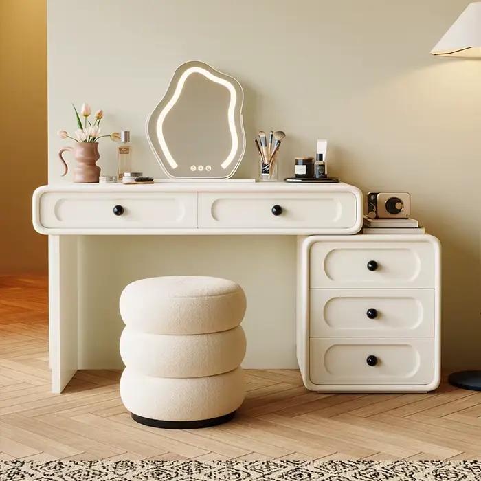 Coiffeuse nordique à la mode Design maquillage moderne luxe vanité Table créative esthétique
