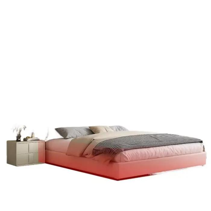 Lampe de luxe chambre à coucher blanc fille hôtel reine lit moderne matelas rangement Muebles Para El Hogar meubles de maison décoration