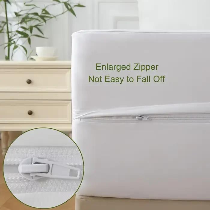 Protecteur de matelas imperméable à 6 côtés