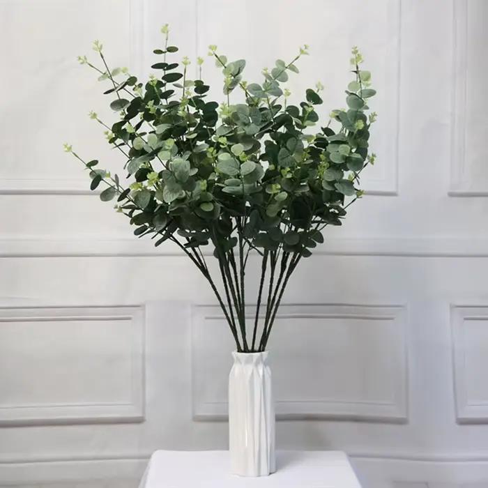 Feuilles d'eucalyptus artificielles pour la décoration intérieure