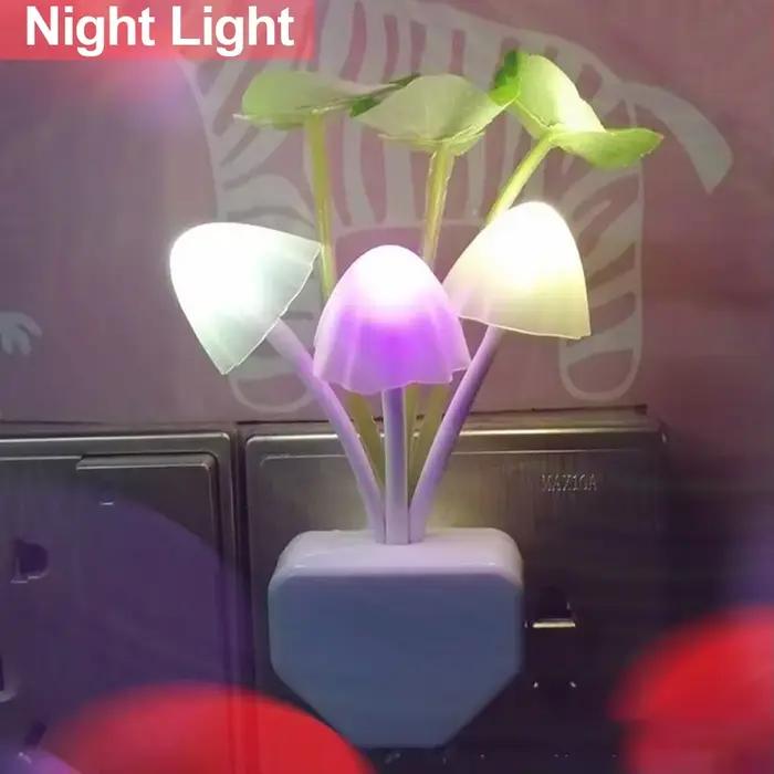 Lampe de chevet LED en forme de champignon