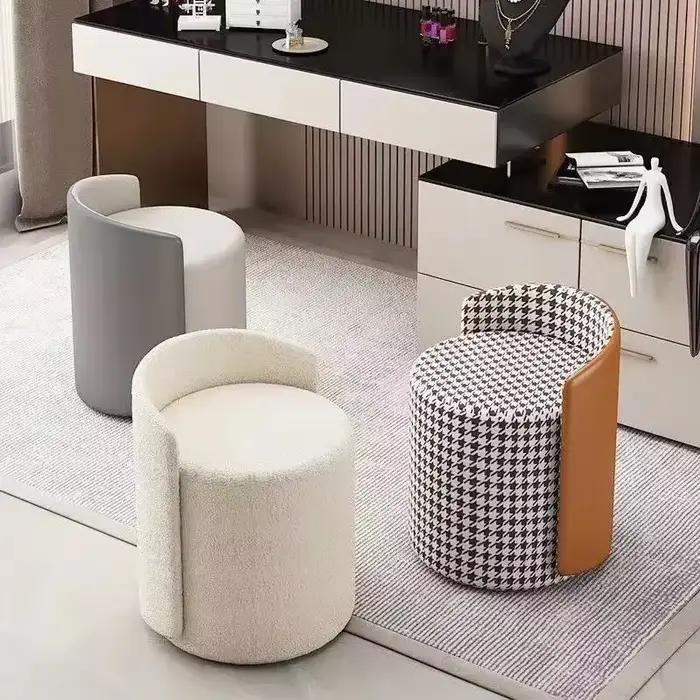 Chaise de maquillage avec dossier pour chambre à coucher