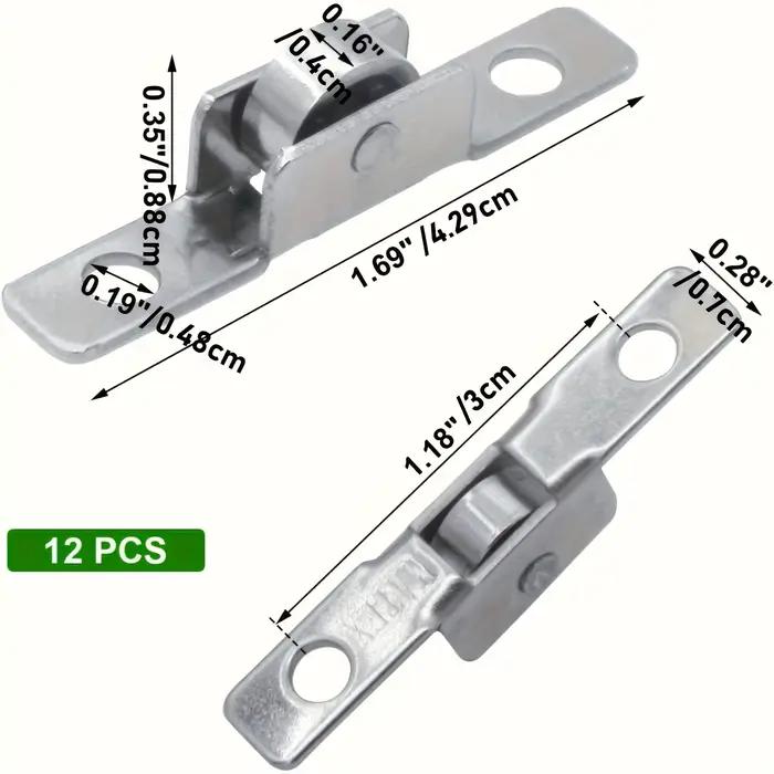 Rouleaux de porte coulissante en métal Durable