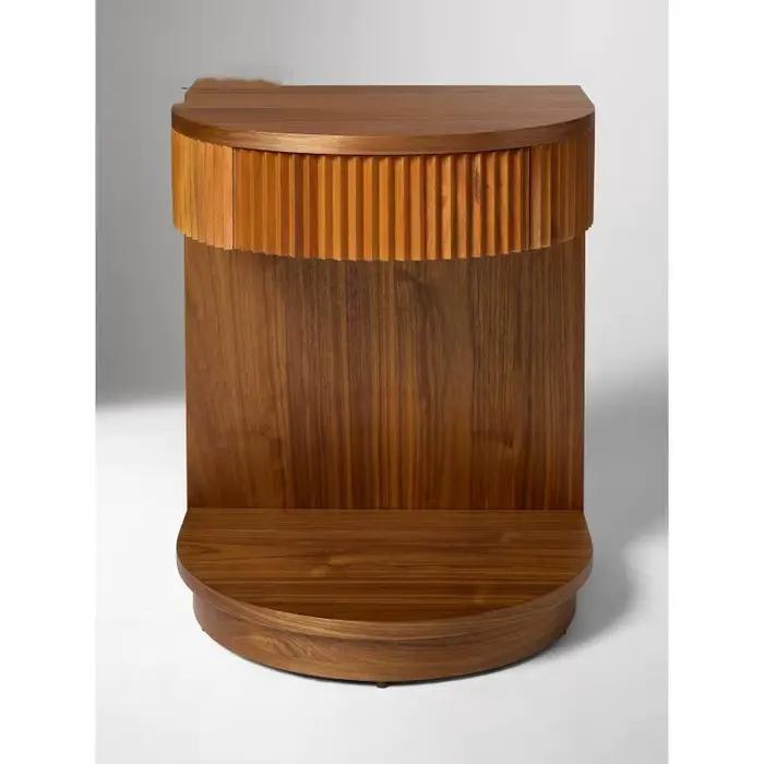 Table de chevet ancienne en bois pour chambre à coucher