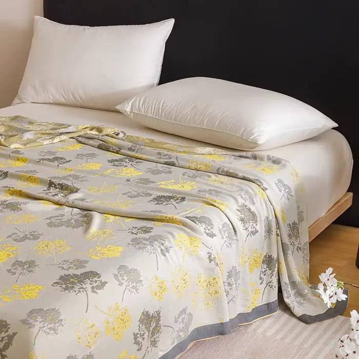Couverture en Fiber de bambou naturelle
