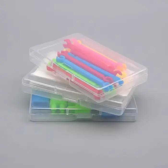 Boîtes de rangement en plastique transparentes 5/10 pour petits objets