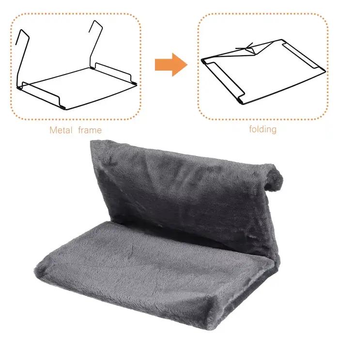 Lit pour animaux de compagnie avec cadre en métal