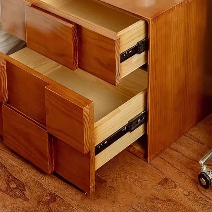 Table De chevet minimaliste italienne du milieu du siècle rétro élégant classique