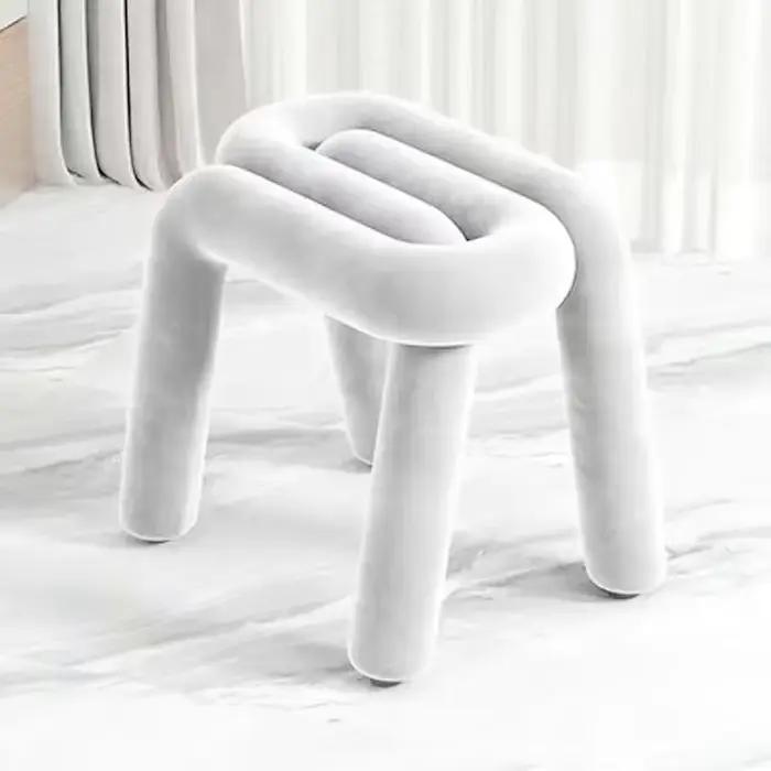 Coiffeuse maquillage flanelle tabouret luxe chaise confortable