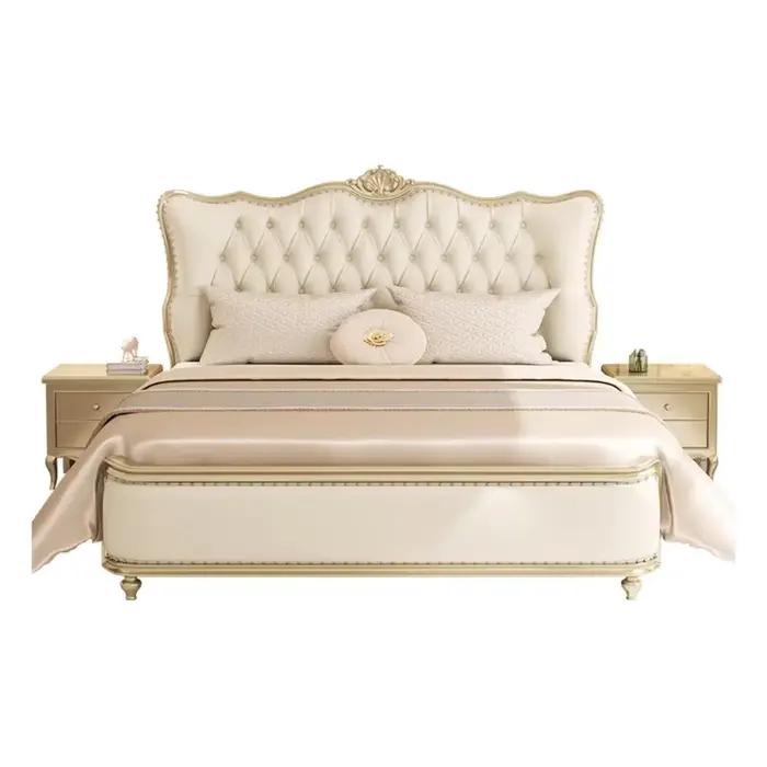 Cadre de tête de lit de rangement King