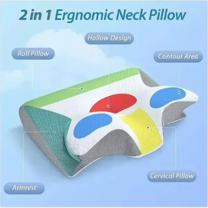 Oreiller cervical en mousse à mémoire de forme