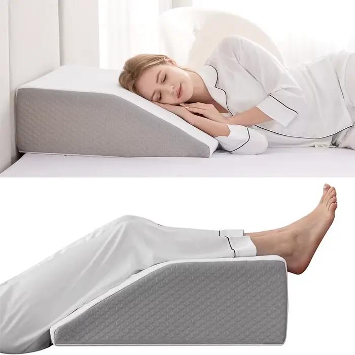 Oreiller de jambe, oreiller élévateur de jambe de 8 pouces pour jambes