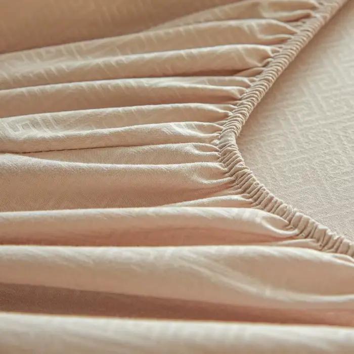 Drap-housse double élastique en microfibre ultra-doux pour matelas