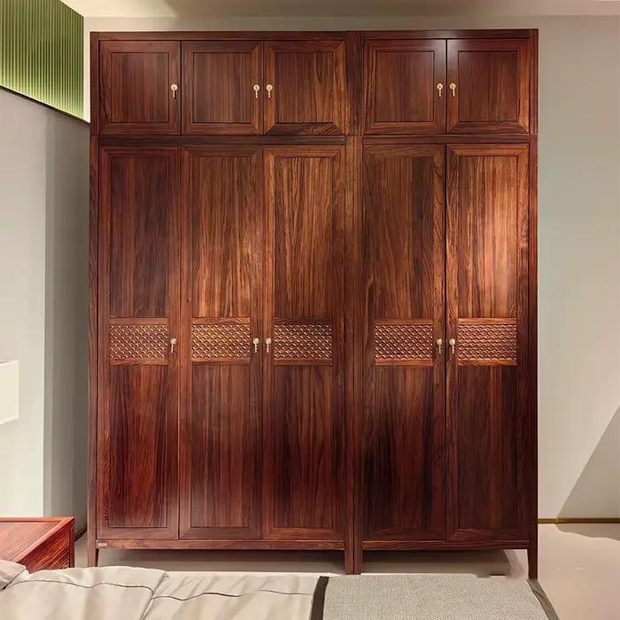 Armoire de rangement d'angle en bois de luxe, fine et compacte, pour la maison
