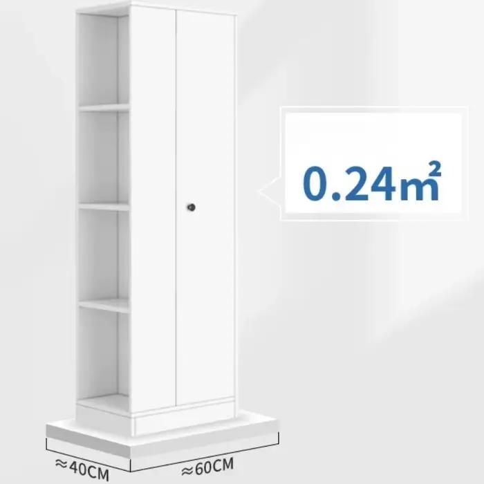 Armoire étroite de style rétro