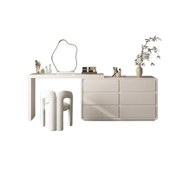 Avec tiroirs coiffeuse Design Style élégant vanité Table esthétique minimaliste Tocador De Maquillaje meubles De chambre