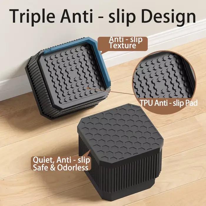 Rehausseurs de meubles pour pieds de lit : Supports empilables robustes