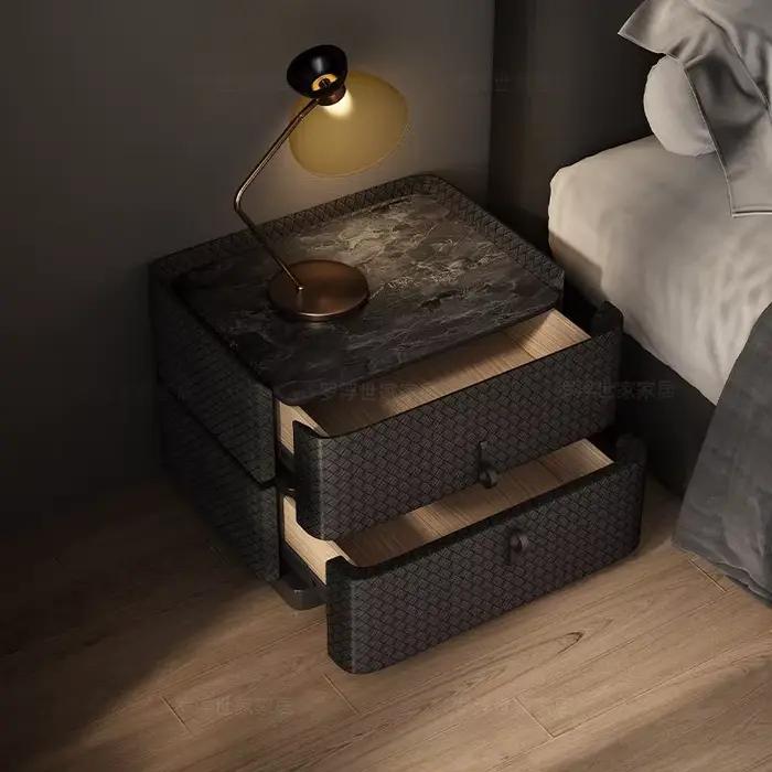 Table De chevet esthétique noire