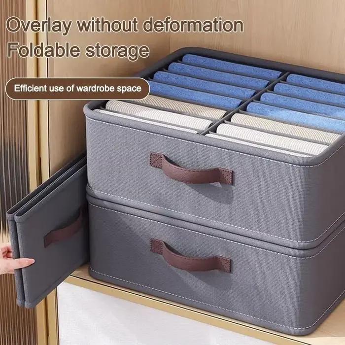 Organisateur de rangement de vêtements de garde-robe à 14/16/24 grilles