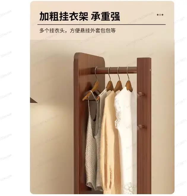 Porte-manteau rotatif, miroir pleine longueur sur pied pour chambre