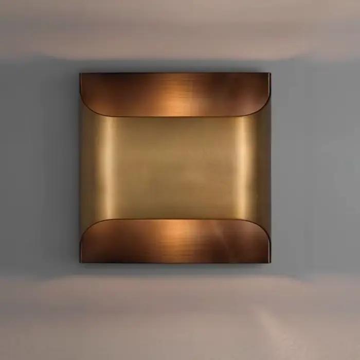 Lampe murale LED en cuivre