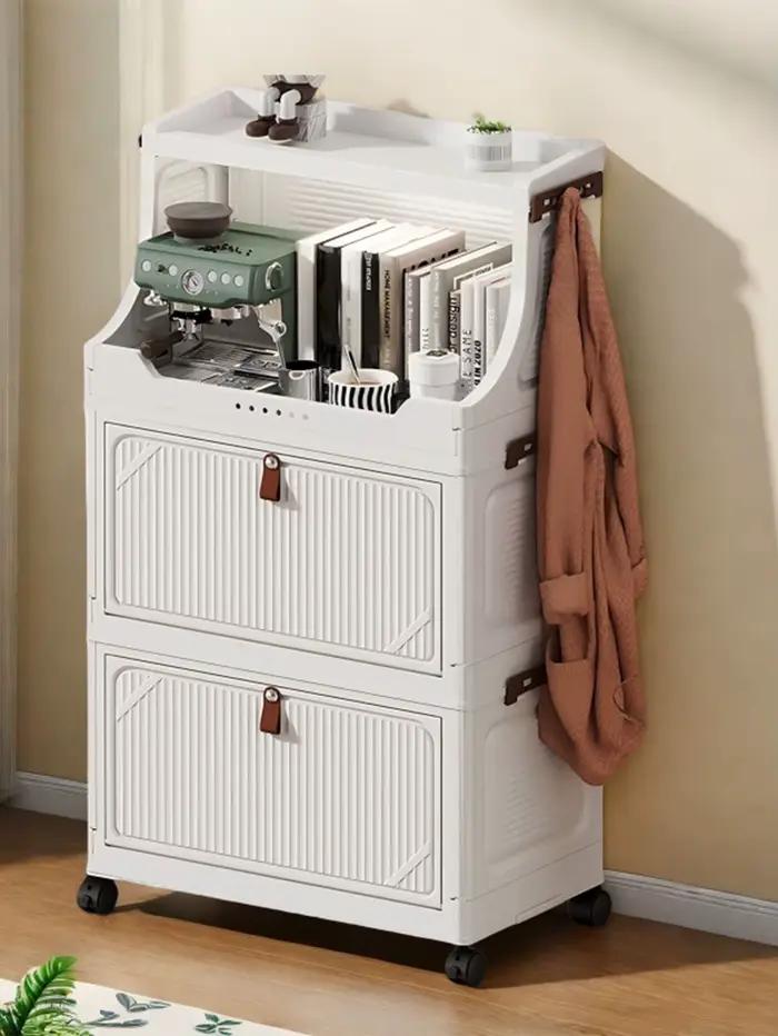 Armoire de rangement sur pied multicouche