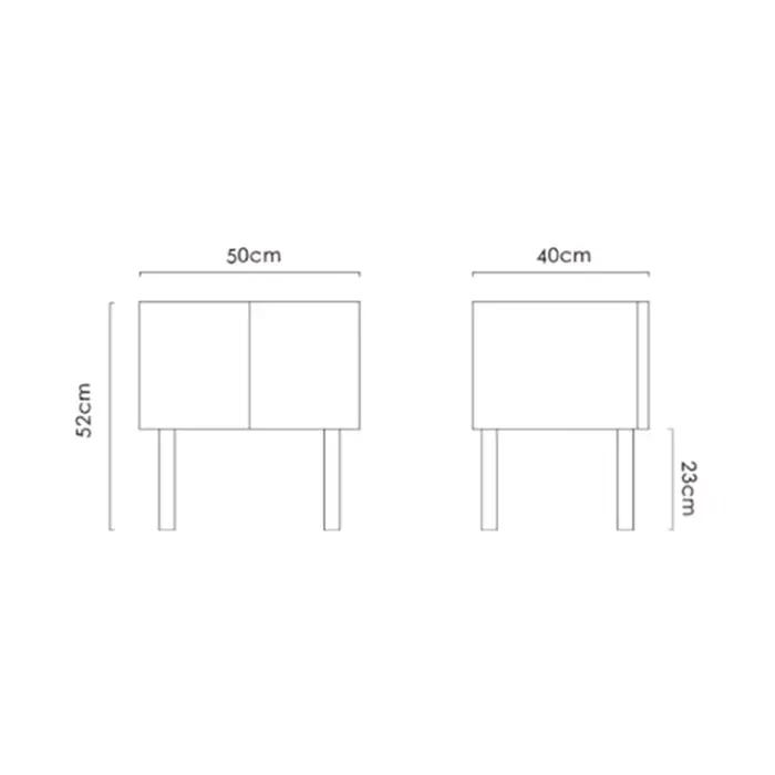 Tables De chevet esthétiques italiennes