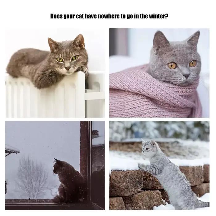 Lit pour animaux de compagnie avec cadre en métal