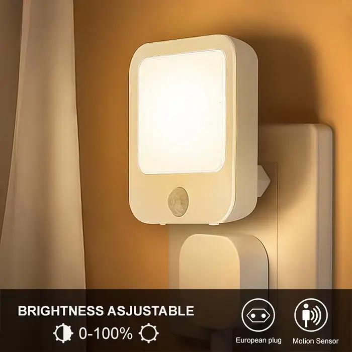 Veilleuse avec capteur de mouvement et lumière LED