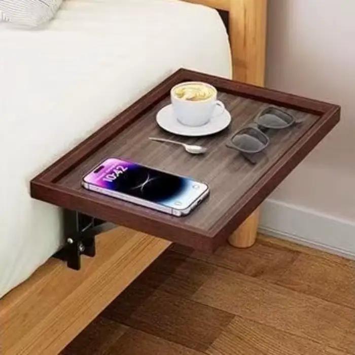 Table de chevet pliante en bois massif