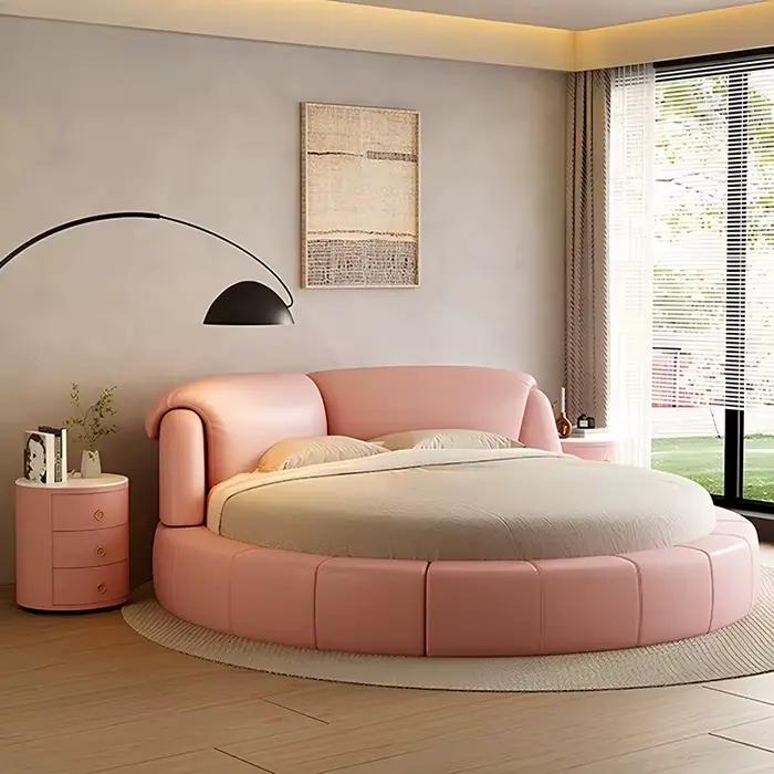 Lit rond pour hôtel, lit princesse pour filles