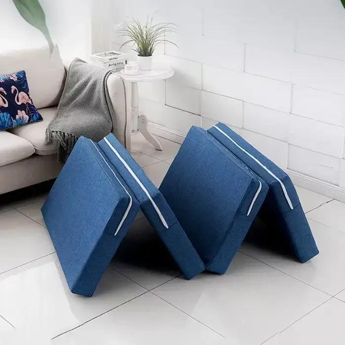 Matelas pliable en mousse à mémoire de forme pour lit simple, idéal pour la pause déjeuner au bureau, tapis simple, tatami, tapis de yoga