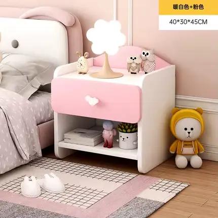 Table de chevet petite belle chambre moderne Simple armoire