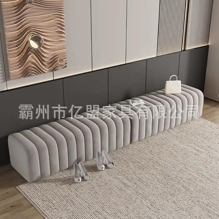 Banc de lit moderne, tabouret de chambre à coucher