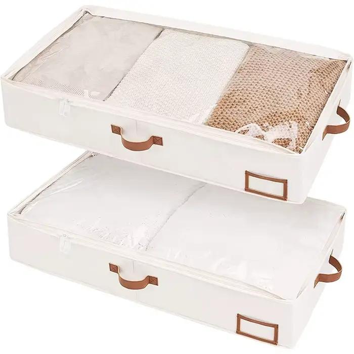 Boîte de rangement pliable sous le lit pour vêtements