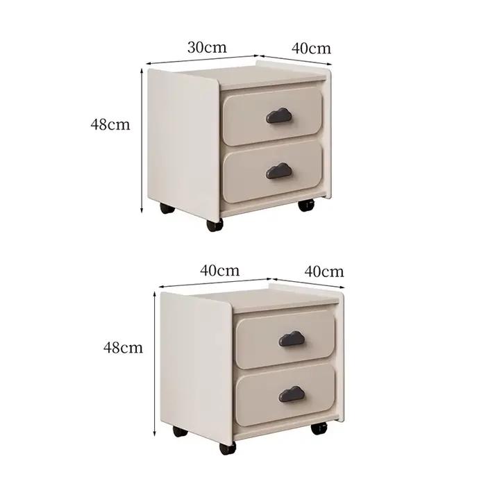 Beauté mignon tables De chevet avec rangement Glam minimaliste à la mode