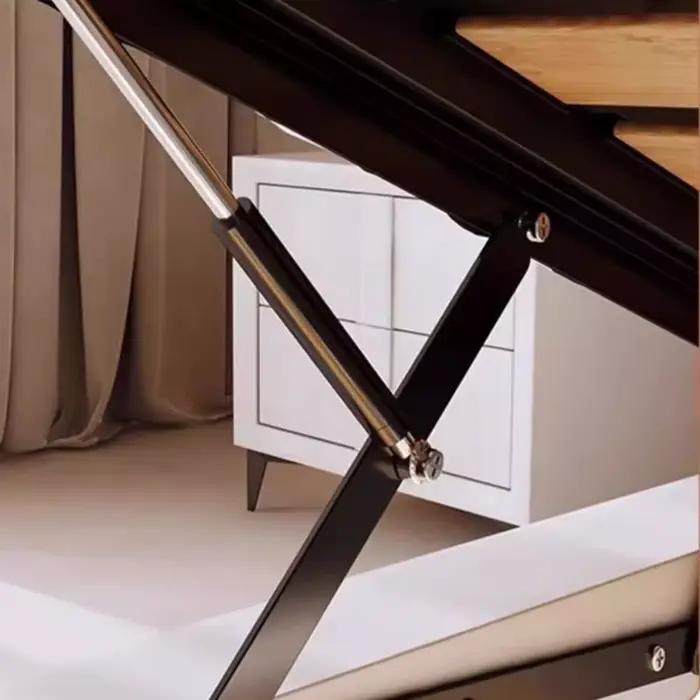 Lit en bois de luxe multifonctionnel King Size et Queen Size