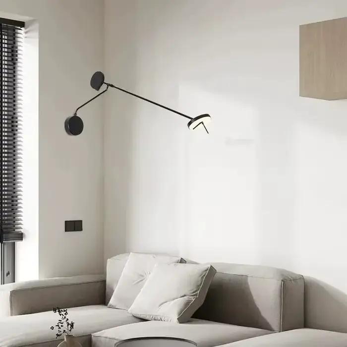 Applique murale noire design pour chambre et bureau