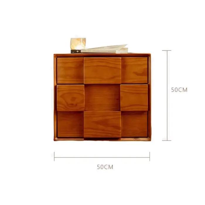 Table De chevet minimaliste italienne du milieu du siècle rétro élégant classique