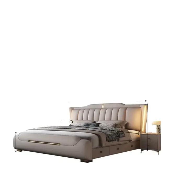Lit Queen Size Unique rembourré