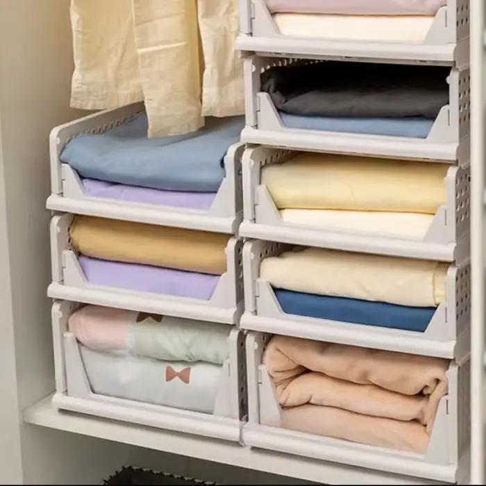 Boîtes de rangement pliantes pour vêtements